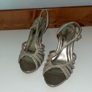 Women's Gold Heels